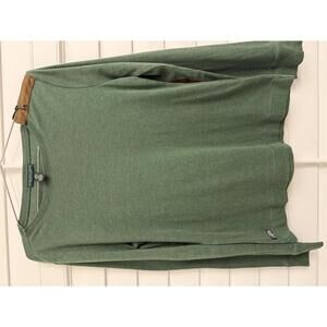 Ralph Lauren Jeans Co. green long sleeve with elbow and shoulder detailing